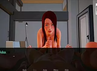 redhead hentai deepthroat in my new family 135