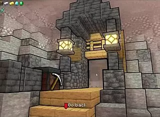 hornycraft parody hentai game pornplay ep 44 warden craves steves big cock in yoga pants