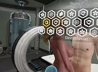 playing vr game with hentai anime vibes 😏