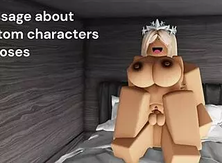 Roblox Rich Girl Enjoys Fun Adventure With Cartoon Characters