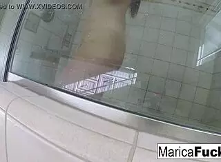 Japanese Starlet Marica Hase in Solo Self-Shot. She Teases with Nude Pussy Play!