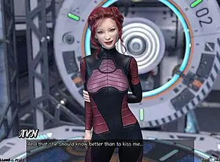 stranded in space asian milf scientist showcases her project