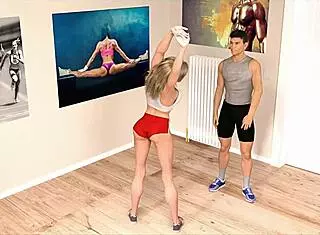 Katia Looks Hot Doing Stretches In Big City Pleasures