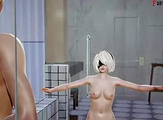 Wow, these girls are dancing and getting fucked in the shower! 😏 Such a hot 3D fantasy scene in chapter 4.