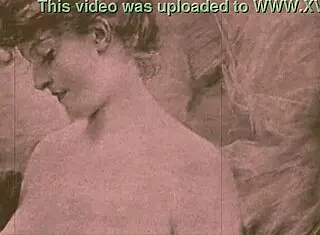 vintage erotic illustration with retro charm