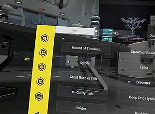 playing vr game with hentai anime vibes 😏