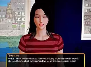 Redhead and Brunette in Homemade Hentai Anime with Big Tits and Ass Scenes