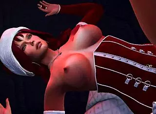 Krampus recruits a naughty helper with a monster cock.