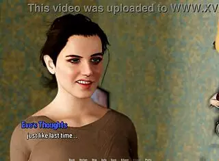 Eve gives rough handjob to old neighbour in fishnets