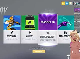 VTUBER LEWDNEKO PLAYS OVERWATCH AND GETS SPANKED PART 1!