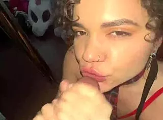 Naudi Nala Performs Throat Magic On Big Black Cock