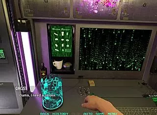 Black Haired Babe Dances in Outfit Before Fucking in 3D Cartoon Game