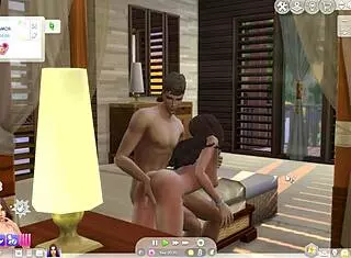 the sims 4 fucking the neighbor in bed?