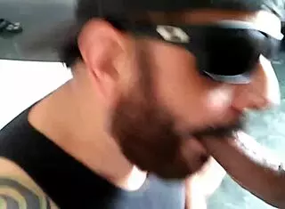 Harvesting Male Nectar! Deepthroat Blowjob With Cum On Ebony Cock By Mature Horny Guy!