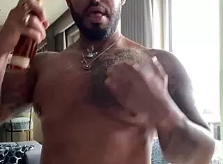 Viktor Rom dances naked then masturbates BBC