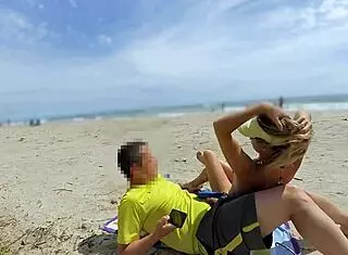 I Cum Again In Front Of Everyone With Monster Cock POV Outdoor Milf Sex