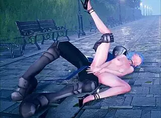 I watch cute anime girl get fucked while dancing