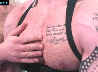 Jackson rams Brad's tight ass during bicep curls