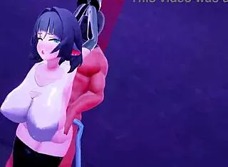 Jane Race Queen In Detailed 3D Cartoon Hentai Scenes With Anime Style