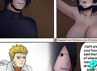 Naruto Parody Sasuke Engages With Hinata Intensely