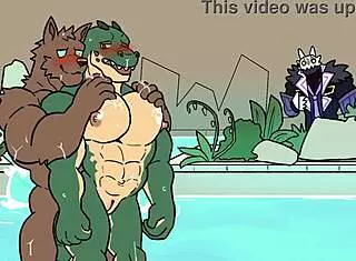 FURRY GAY ANIMATION EXPLODES WITH INTENSE ACTION