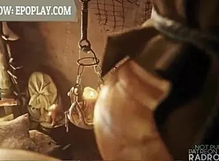 Lara Croft's tight pussy pounded in 3D adventure.