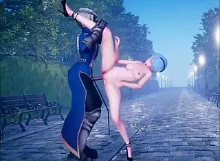 I watch cute anime girl get fucked while dancing