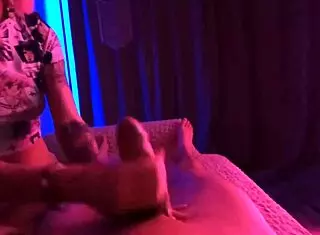 Petite Girl Next Door Delivers Intense Pov Footjob, Riding Dick, And Long Handjob Leading To Cum