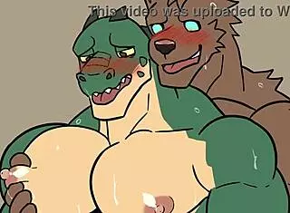 FURRY GAY ANIMATION EXPLODES WITH INTENSE ACTION