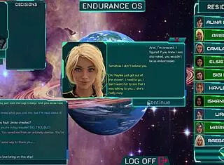 stranded in space 11 chatting with cute girls