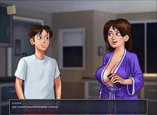 SUMMERTIME SAGA 4 watching sexy jamie bathing in shower