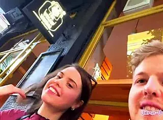 teenie swallows juicy cum in mouth.