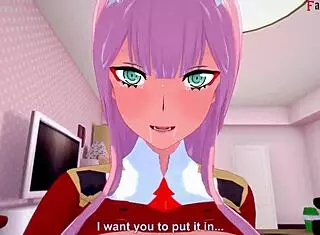 Zero two having hard sex with darling in franxx