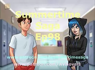 summertime saga 98 got me hooked with wild hentai college scenes