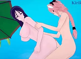 Morgan Le Fay And Minamoto No Raikou In Fate Grand Order Hentai