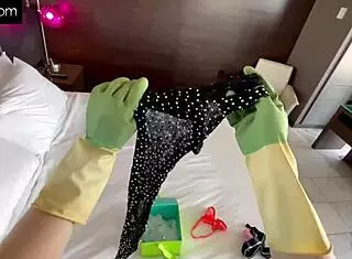 Monster Cock Rails Sage Roux's Tight Ass In Fishnet Suit