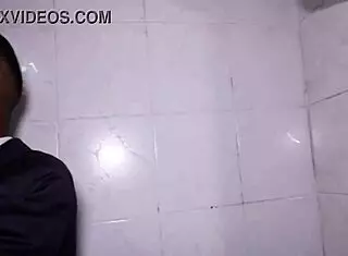 fucking the hot bathroom employee like a pornstar