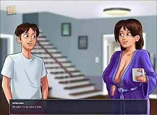 SUMMERTIME SAGA 4 watching sexy jamie bathing in shower