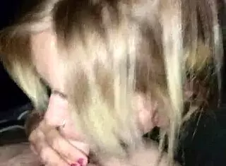 Sexy Young 18+ Girl Sucks Cock At Truck Back In City Center!