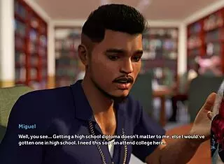 Sexy college student in white stockings exposes herself in public upskirt scene from steps of debauchery 21.