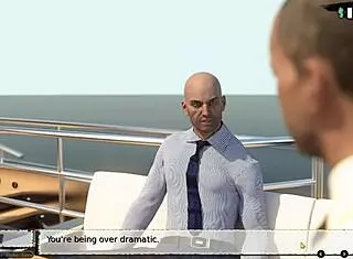 Babysitter 05 throws wild yacht party in 3D action