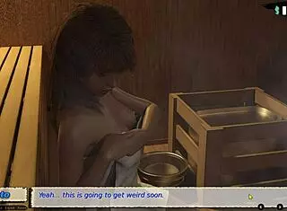 Babysitter 05 throws wild yacht party in 3D action