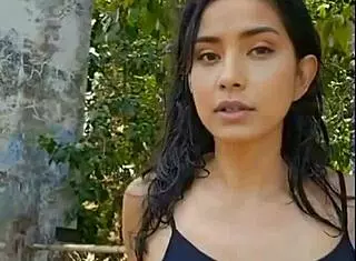 presentation on latina beauty in forest nature