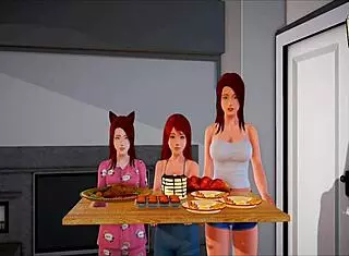 Redhead hentai family fun 😏