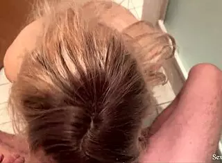 My Hot Milf Stepmother Caught Me Spying on Her in the Shower in a Shared Hotel Room