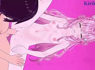Hakui Koyori and Suisei Intense Sex! Hololive Hentai?