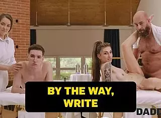 kink for two: european with small tits and father in law in czech massage.