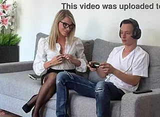 Blonde Teacher Seduces Student