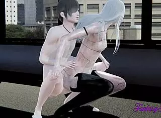 Nier Automata Hentai A2 Receives Hard Sex Multicreampie in Japanese Asian Manga Anime Game