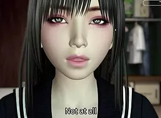 Part 2 - NTR Japanese 18 teen girl experiences a passionate threesome with her close friend and stepbrother